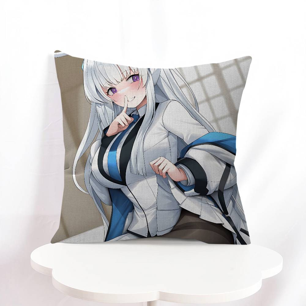 Part Three Blue Archive Anime Pillowcase Bedroom Sofa Decorative Cushion Cover With Zipper Soft Cushion Cover
