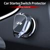 HIJK1 Car Engine Start Button Protective Cover Push Button Stickers For Volkswagen VW R Golf Tiguan Touareg Passat Bora Jetta Scirocco