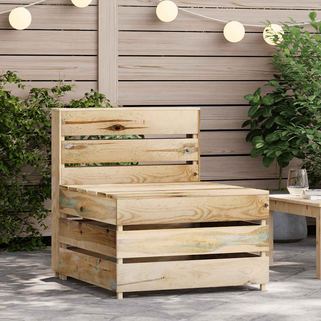 Garden Center Sofa Made from Pallets Impregnated Pine Wood