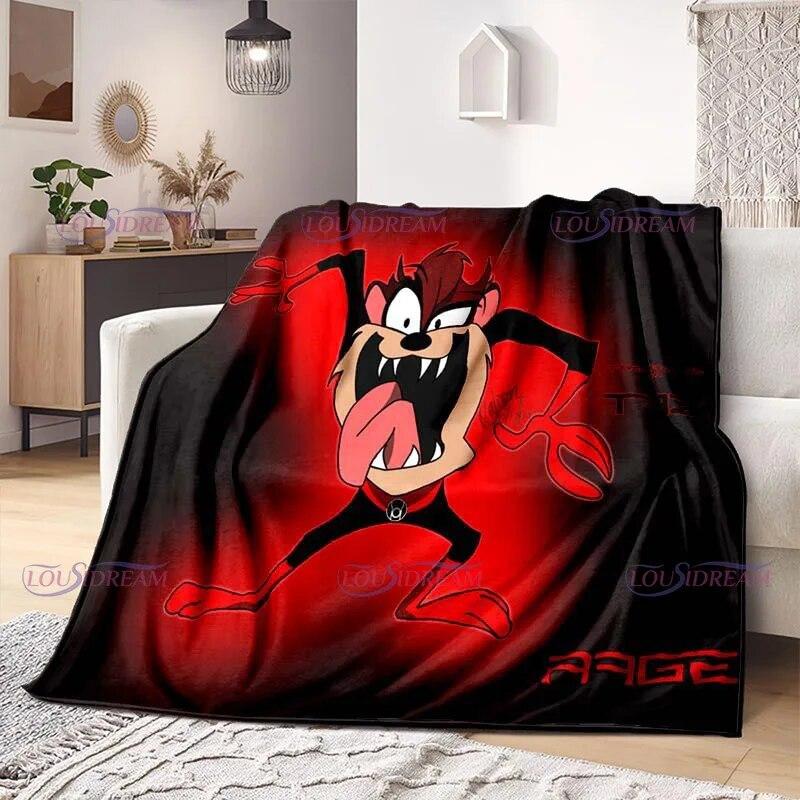 

Cartoon Cute Blanket Lightweight Warm Throw Blanket Soft Cute Big Mouth Blankets for Living Room Bedroom Kidsroom
