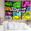 My Singing Monsters Wandteppich für Schlafzimmer Ästhetik Klassenzimmer Wandbehänge für Wohnzimmer Studentenwohnheim Büro, Ideales Kreatives Geschenk