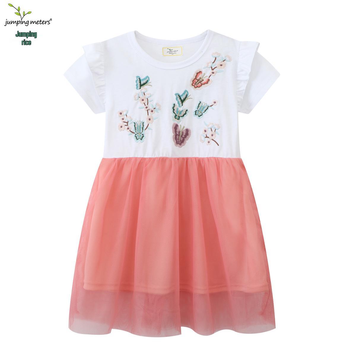 Summer Cartoon Short Sleeve Girls Dresses - Chic New Style 2T