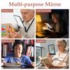 Neck Wear Magnifying Glass with Light Dimmable Elderly Reading Magnifier LED Magnifying Senior Low View