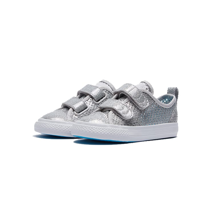 Converse Chuck Taylor All Star Low Top Skateboard Shoes Silver Infant And Toddler 764278C
