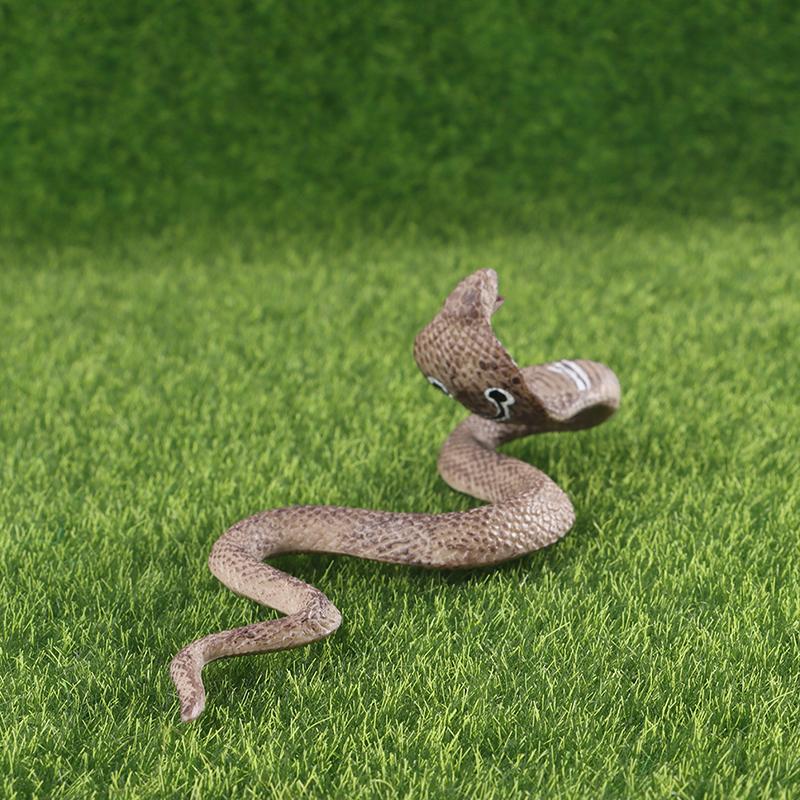 

Реалістична модель змії кобри Іграшка Садовий Жарт Розіграш Подарунок Хелловін Хитра Іграшка one size