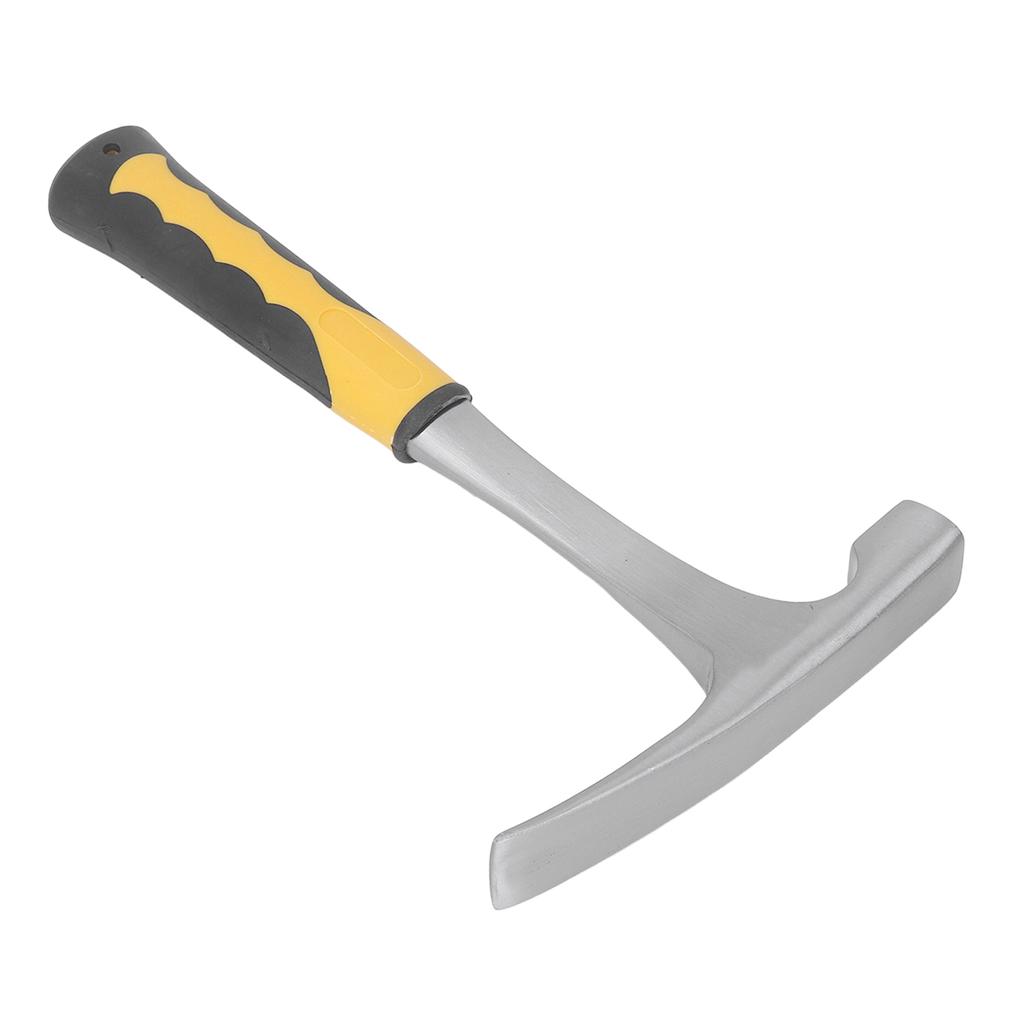 Geological Hammer High Carbon Steel Rock Pick Hammer with Arc for Survey Mine Exploration Geological Prospecting Flat Head