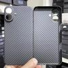 Funda de Carbono Real para iPhone 16 16 Plus Cubierta Trasera Ultra-delgada de Fibra de Aramida para Funda iPhone 16/ 16Plus Carbono Lujo