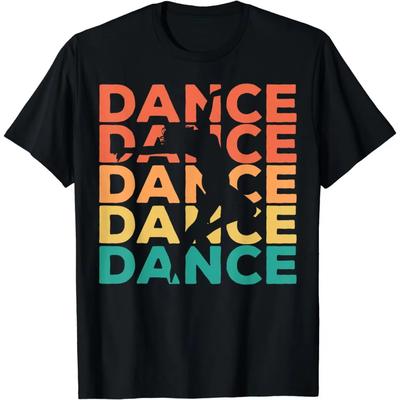 Retro Vintage Dancing Gift for Dancers T-Shirt  Y2k Clothes Vintage Tops Women Clothing Ropa De Mujer