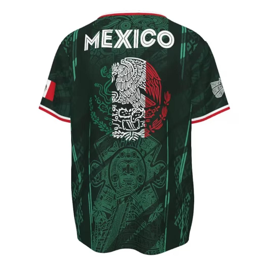 Kids Retro Soccer with Mexico Flag Design for Boys and Girls