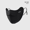 Women's UPF50+ 3D Gradient Blush Sunscreen Mask - Breathable, Soft Bone Support, Anti-Smudge Makeup with Ice Silk Fabric