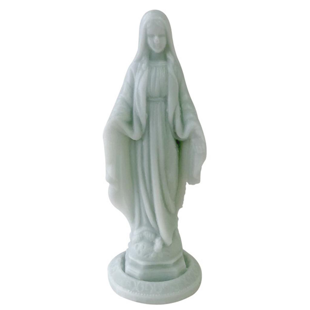 Maria Candle Silicone Molds 3D Statue Candle Resin Mould for DIY Candle Making Chocolate Soap Mold Craft Home Decoration