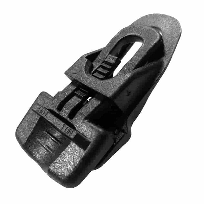 Reusable Black Fixing Clip for Tarpaulins, Greenhouses and Fabrics