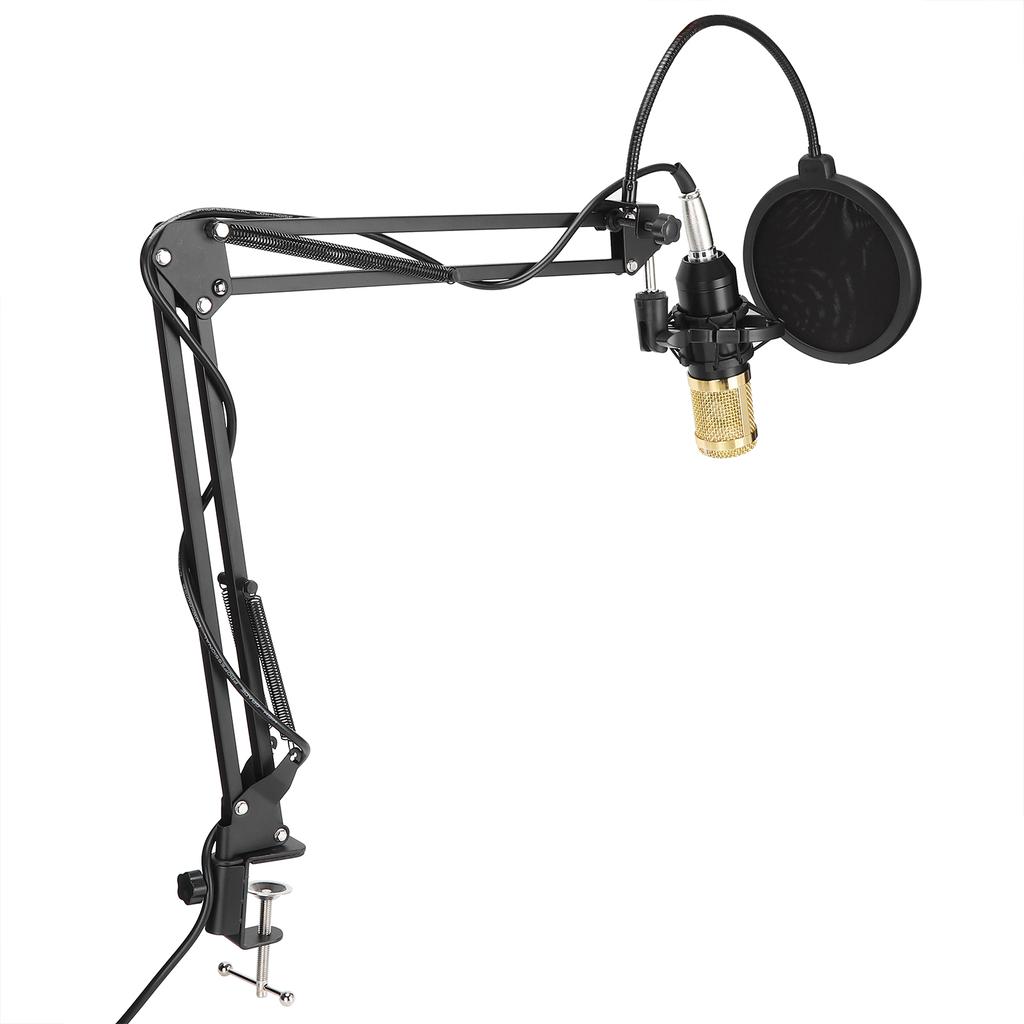 Buy Condenser Microphone Bundle Studio Mic Kit with Pops Filter Boom