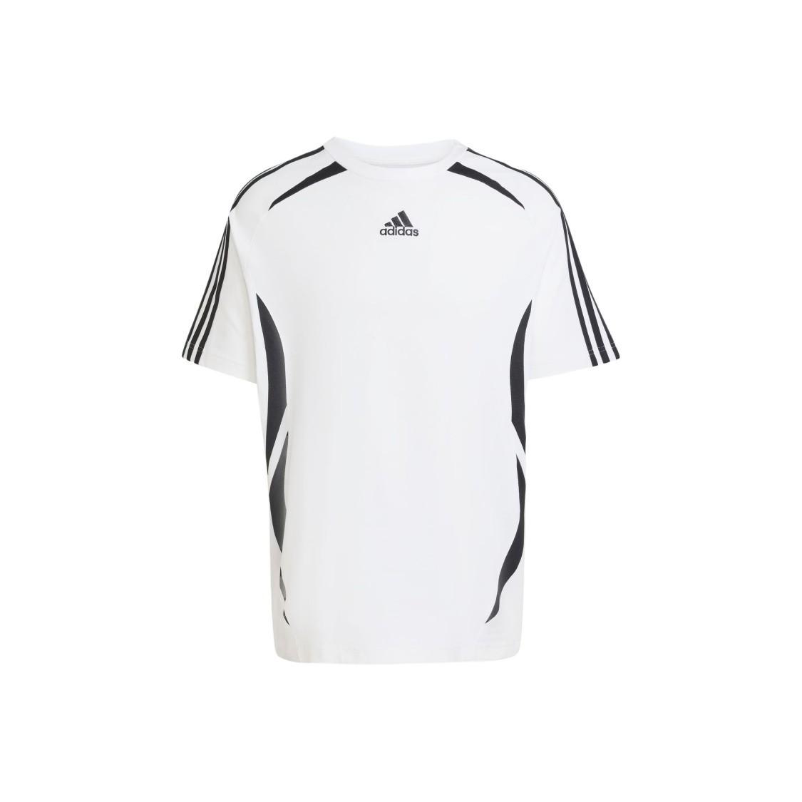adidas Loose Fit Comfortable Pullover Crew Neck Short Sleeve T-Shirt Men s White M
