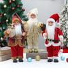 46cm Standing Sitting Santa Claus Figurine Christmas Decor Store Window Display Home Party Decoration
