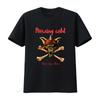 Running Wild Under Jolly Roger Crossbones Band Logo Cool T Shirt Streetwear Vintage Washed Breathable Casual Homme Fashion