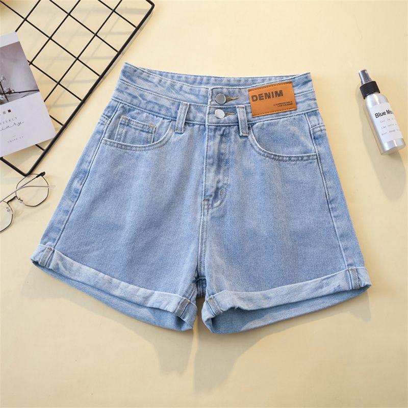 S-4XL Summer Women Shorts Jeans Plus Size Ladies Denim Pants