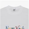 SporTy   Reichhaltiges Unisex T-Shirt Weiß Rubin Alpin Paris Blau Ny 94