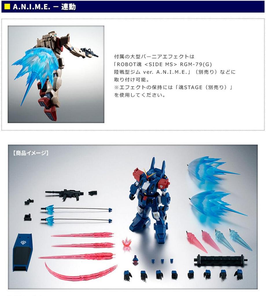 ROBOT Spirits <SIDE MS> RX-79BD-2 Blue Destiny Unit 2 Ver. A.N.I.M.E.