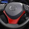 För Toyota CHR C-HR C HR 2016 - 2025 Rattdekor Ram Kåpa Dekoration Klistermärke Biltillbehör