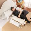 110cm Kawaii Cute and Soft Long Cat Plush Toy Office Pillow Cushion Back Bed Decoration Plush Doll Gift for Friends and Lovers