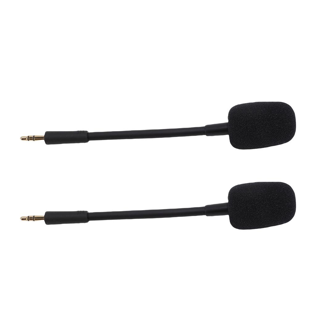 2 Pcs Microphone Replacement for Razer Barracuda X Headset Noise Reduction 3.5mm Detachable Mic