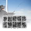 Set di Anelli Professionali per Canne da Pesca Custodia in Acciaio Appassionati di Pesca