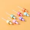 7 Pcs Refillable Mini Dropper Bottle Set Macaron Color Empty Glass Essential Oil Vials Screw Mouth Lid Reusable
