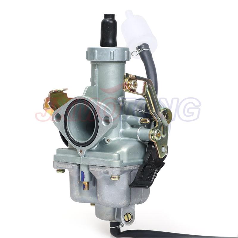 PZ27 27mm Motorcycles Carburetor With Accelerating Pump With Dual throttle cable For 4 stroke CG125cc 150cc 200cc 250cc 300cc
