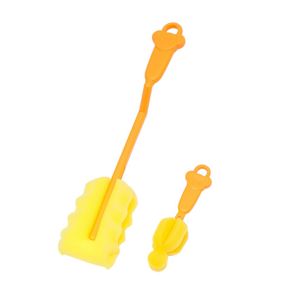 Buy Rotate Sponge Baby Feeding Nursing Bottle Clean Brush Nipple