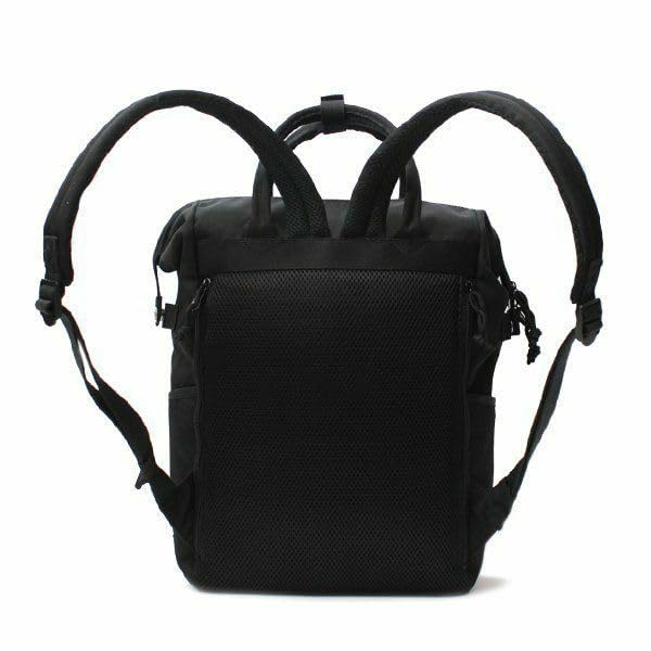 moz ZZEI-01 Women's 17L Elk Backpack, Scandinavian Design, Fits A4 Size Documents, Black x Gold