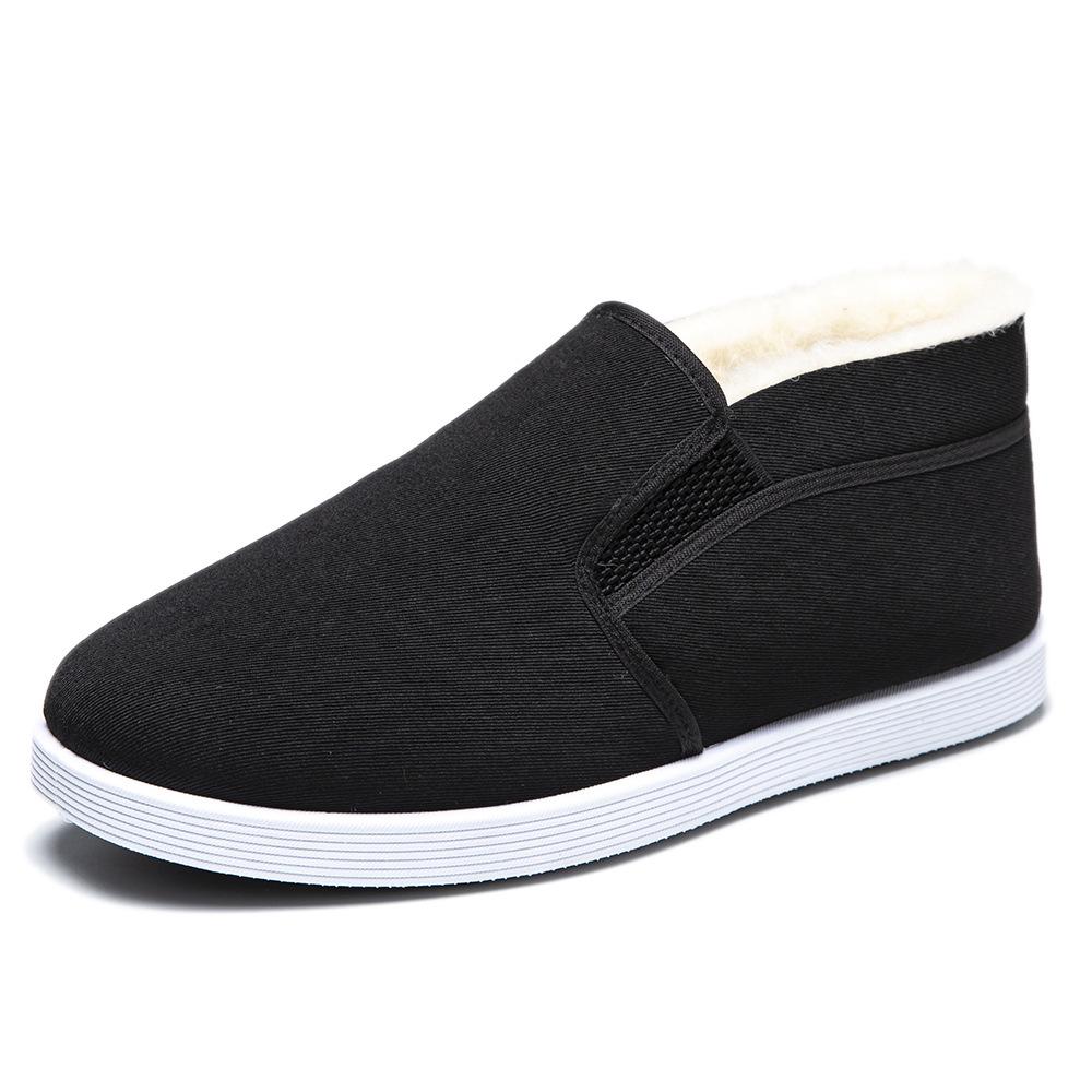 Cloth Shoes High-top Winter Men's Shoes Piled and Thickened Medium Cotton Shoes Non-slip and Wear-resistant Warm Labor Insurance Shoes