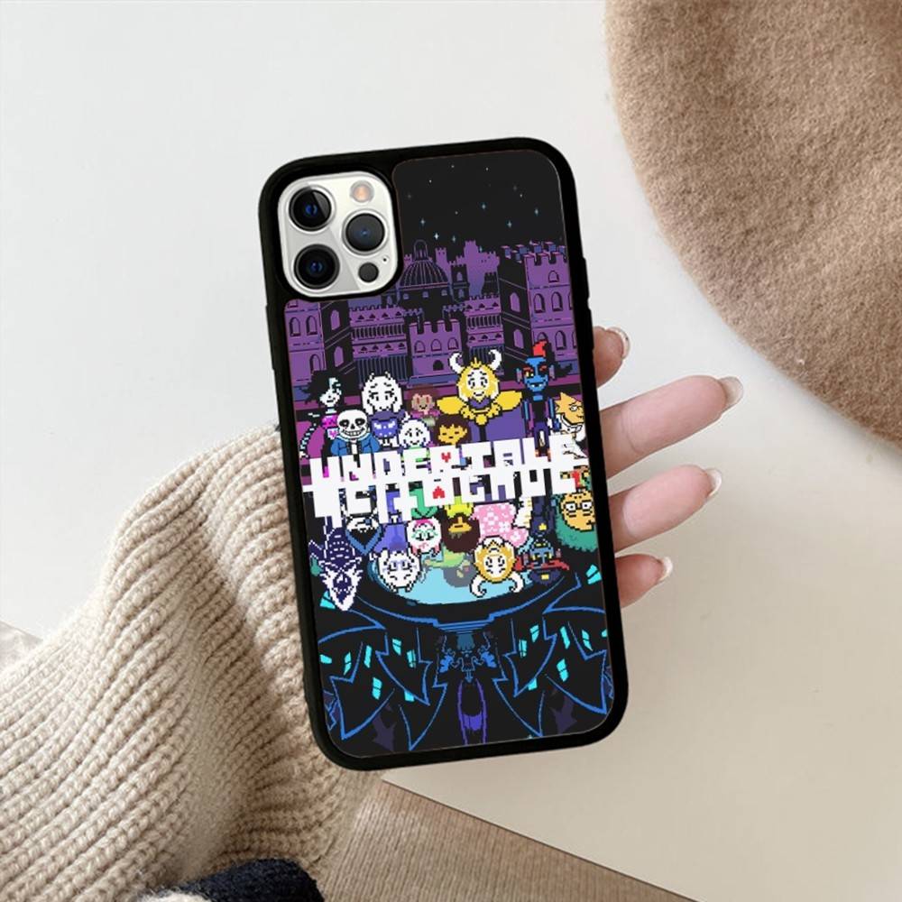 

Чехол для телефона Игра Undertale U Для iPhone 16 15 14 13 12 11 Pro Max Plus Ударопрочный Жесткий Чехол из ТПУ+ПК iPhone 14 plus