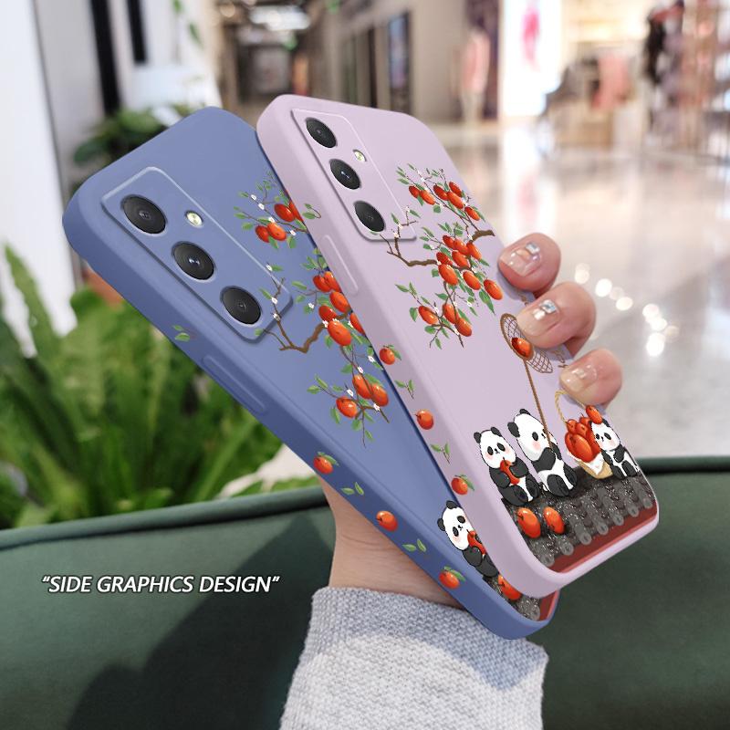 Joyful Panda Phone Case For Samsung Galaxy A56 A36 A26 A16 A06 A17 A07 A55 A35 A25 A15 A05 A54 A34 A24 A14 A04 4G 5G Cover