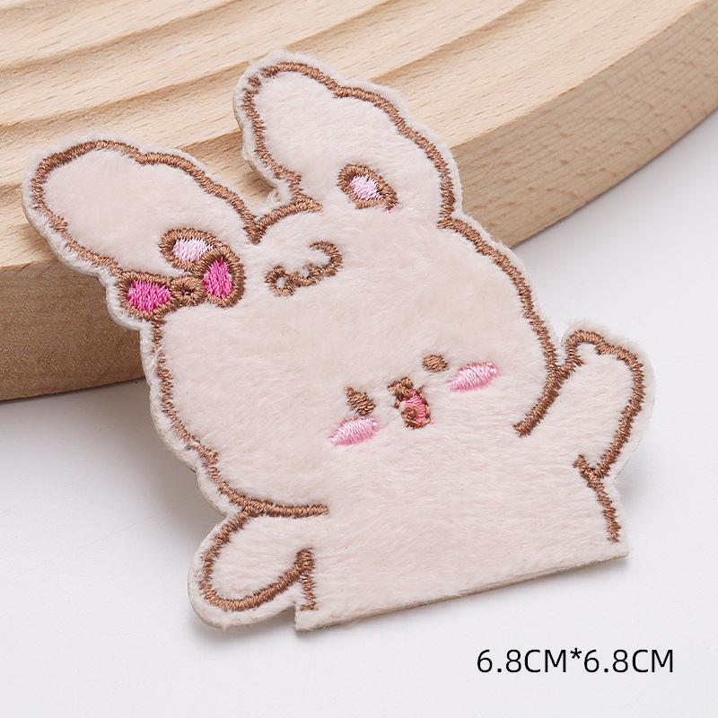 Self-Adhesive Cartoon Rabbit Patch for Down Jackets