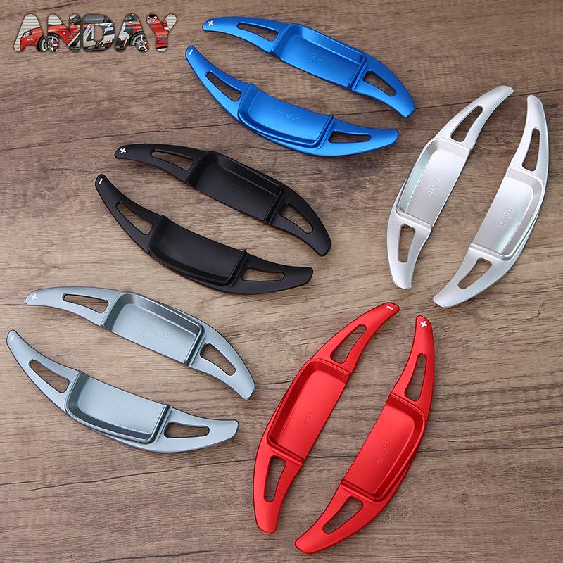 Mercedes-Benz Aluminum Alloy Shift Paddles for C-Class, E-Class, EQS, GLC, and V-Class Steering Wheel Modification