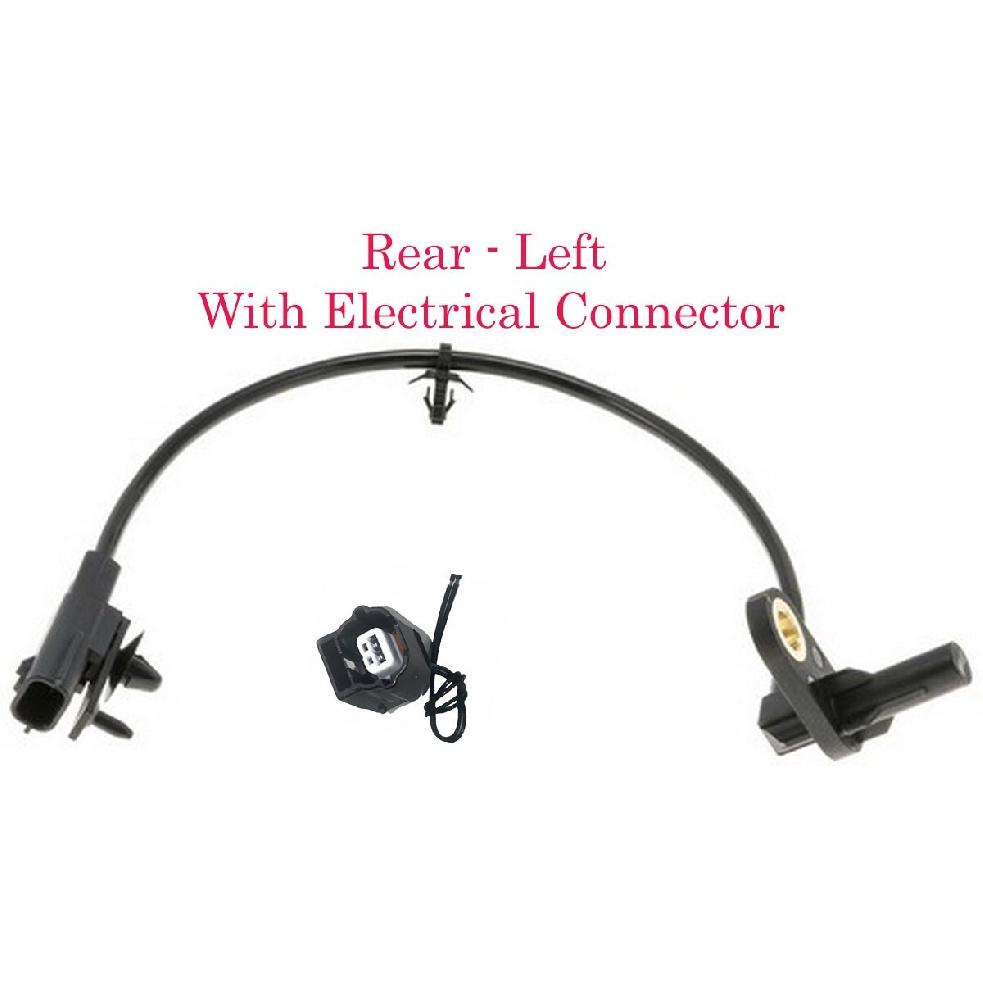 ABS Wheel Speed Sensor & Connector Rear Left Fits Q50 Q60 Nissan Z