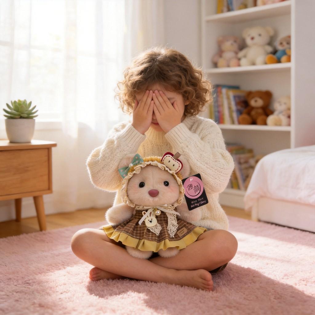Cute Garden Plush Bunny Doll With Pp Cotton Filling For Kids And Collectors