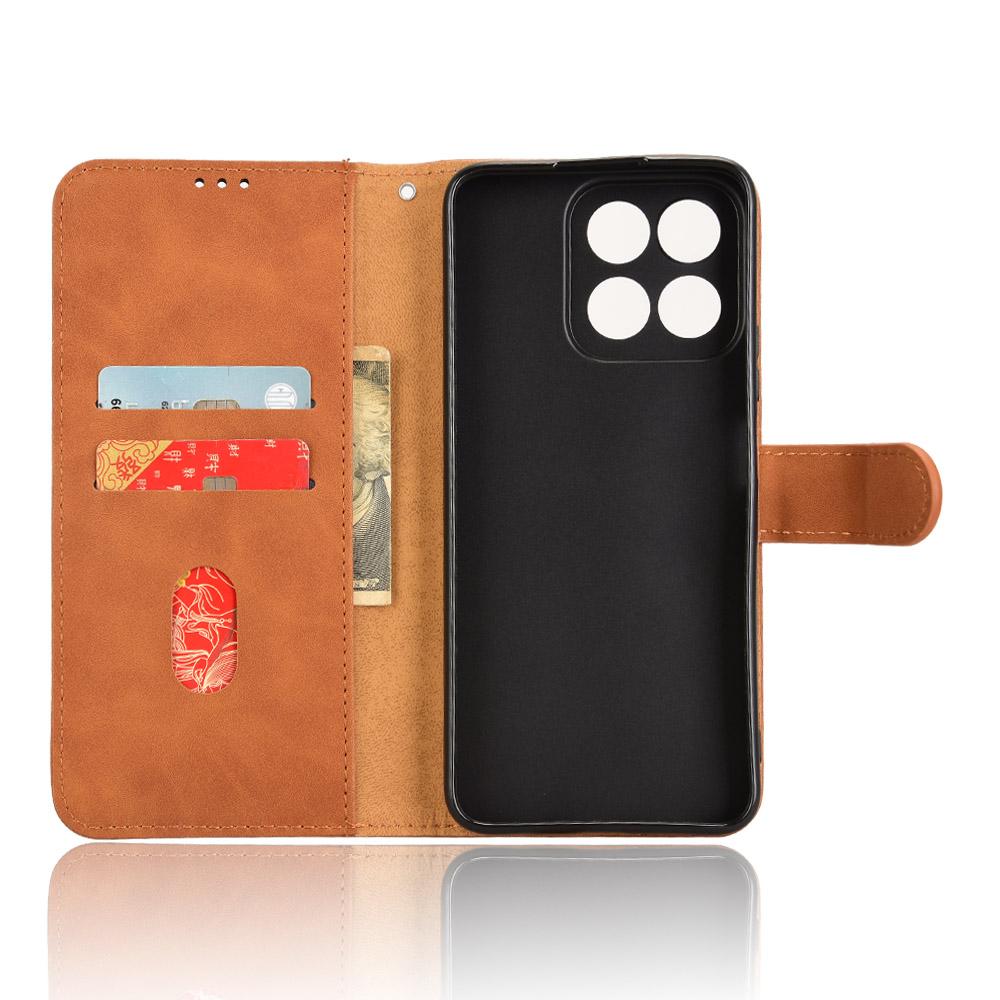 Für Honor Play 60 Plus 5G Lederhülle Hautgefühl Kratzfest Brieftasche Handyhülle