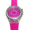 Student transparent electronic watch male and female neutral trend quartz luminous waterproof sports watch silicone watch