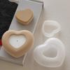 Molde de Silicona con Forma de Corazón de Amor Vela de Aromaterapia Resina Epoxi Yeso Jabón Molde Suministros para Fabricación de Manualidades Hechas a Mano
