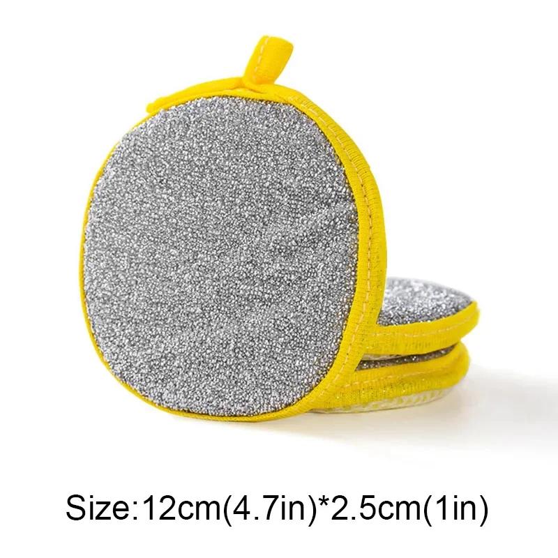 Oboustranná melaminová houbička na mytí nádobí Opakovaně použitelná Omyvatelná Čisticí nástroje Kuchyňské houbičky na mytí nádobí Nádobí Kartáč na hrnce