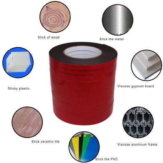 Self Adhesive Foam Car Trim Body Double Sided Tape Stickers Auto Accessories