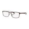 RAYBAN Temple Logo Metal Square Prescription Optical Glasses Frames Unisex Couple Style / / / 3227 55-18 RB8424