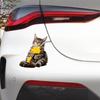 Car Stickers Waterproof Scratch Cover Cute Cat Shape Car Decals for Fuel Tanks Body Parts Electric Vehicles Peelable No Residue Sunproof Car Sticker
