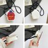 Cute Cartoon Shoulder Bag Cake Children's Purse Portable Cupcake Shape Crossbody Bag  Travel