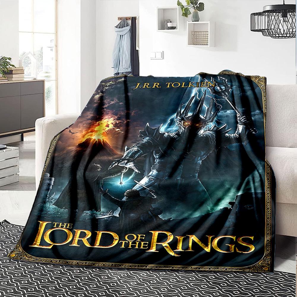 1pc J.R.R. Tolkien, The Lord of the Rings Flannel Blanket Soft Warm Throw for Home, Office, Travel, All-Season Cozy Bedding GiftL1065