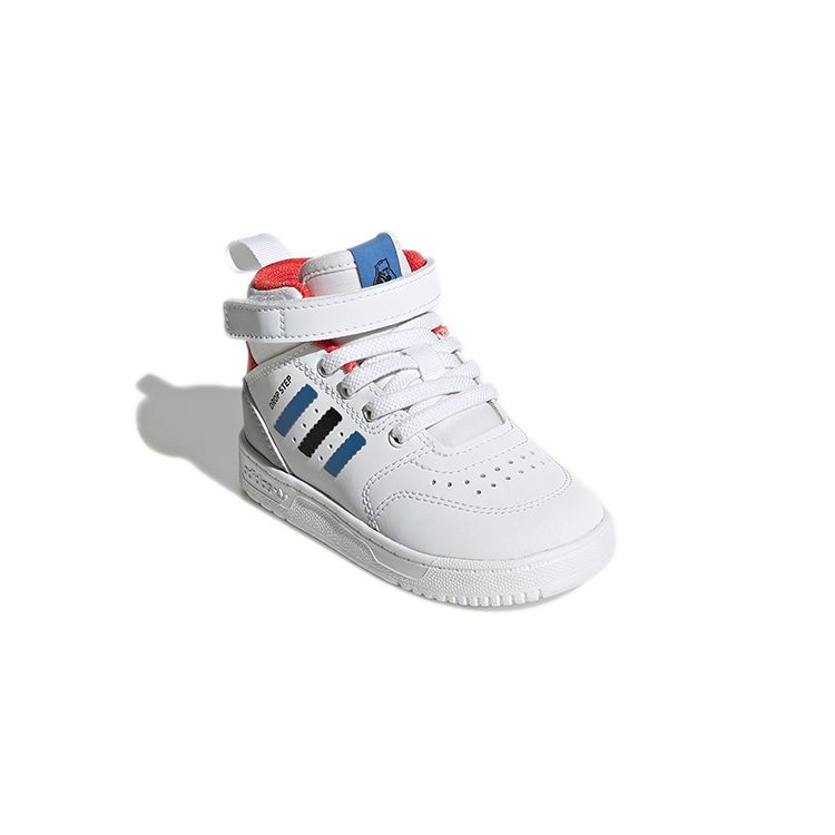 Adidas Originals Drop Step Bequeme Langlebige High-Top Laufschuhe Babyschuhe Weiß H05619