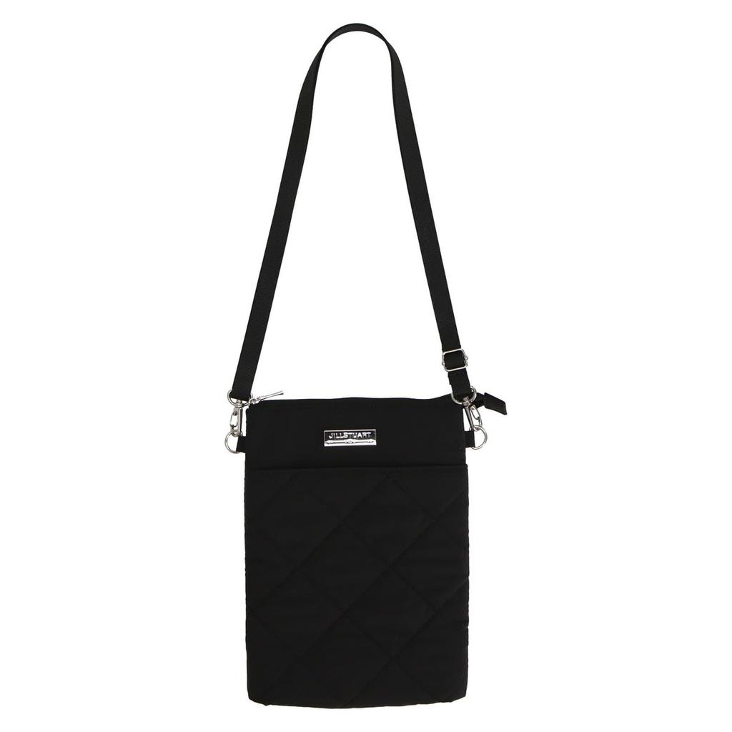 JILL STUART Women's Insulated Thermal Case S Black Quilted Bottle Bag with Shoulder Strap