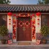Complete Chinese New Year Decoration Bundles For 2026 Horse Year Includes Couplets And Lucky Characters Festival Home Decors